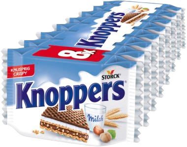 Knoppers x8 noisette