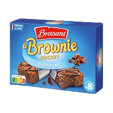 Brossard brownie  pocket choco lait